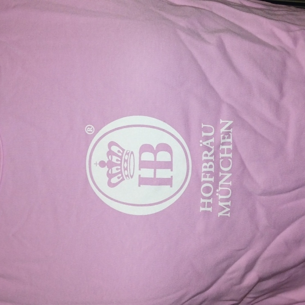 Pink vintage German shirt xl women's runs small never worn